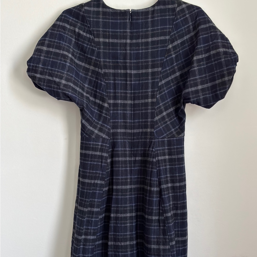 COS Dark Checkered Dress
